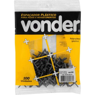 Espaçador Plástico 2mm Emb/100 unid Vonder