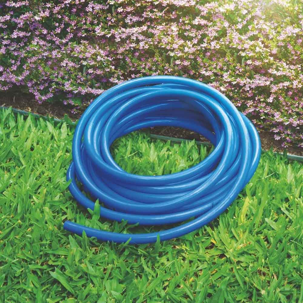 Mangueira Jardim c 20metros Azul com Engate Tramontina
