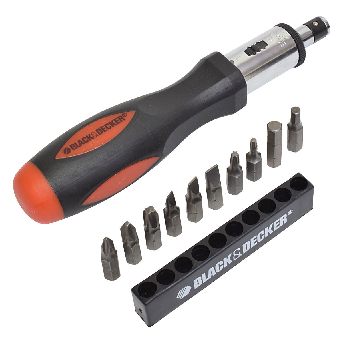 Jogo de Chave Catraca e Acessórios Black&Decker 11 Peças