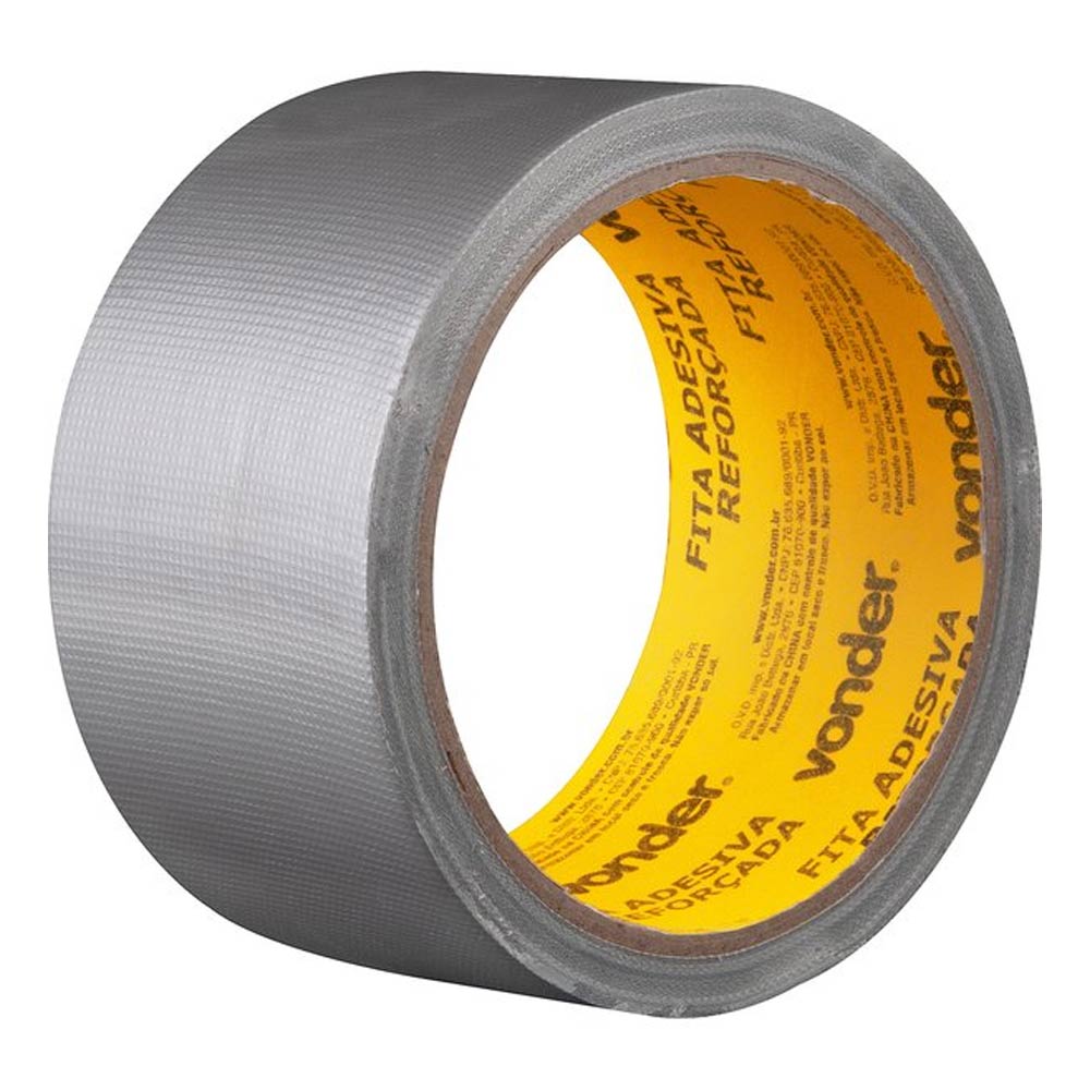 Fita Demarcação Adesiva 50X10 Prata VONDER 1010050010