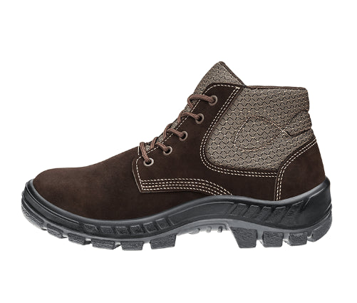 Bota Camurça Bico de Plástico Nobuk Cafe  N38 Ca13808 MARLUVAS