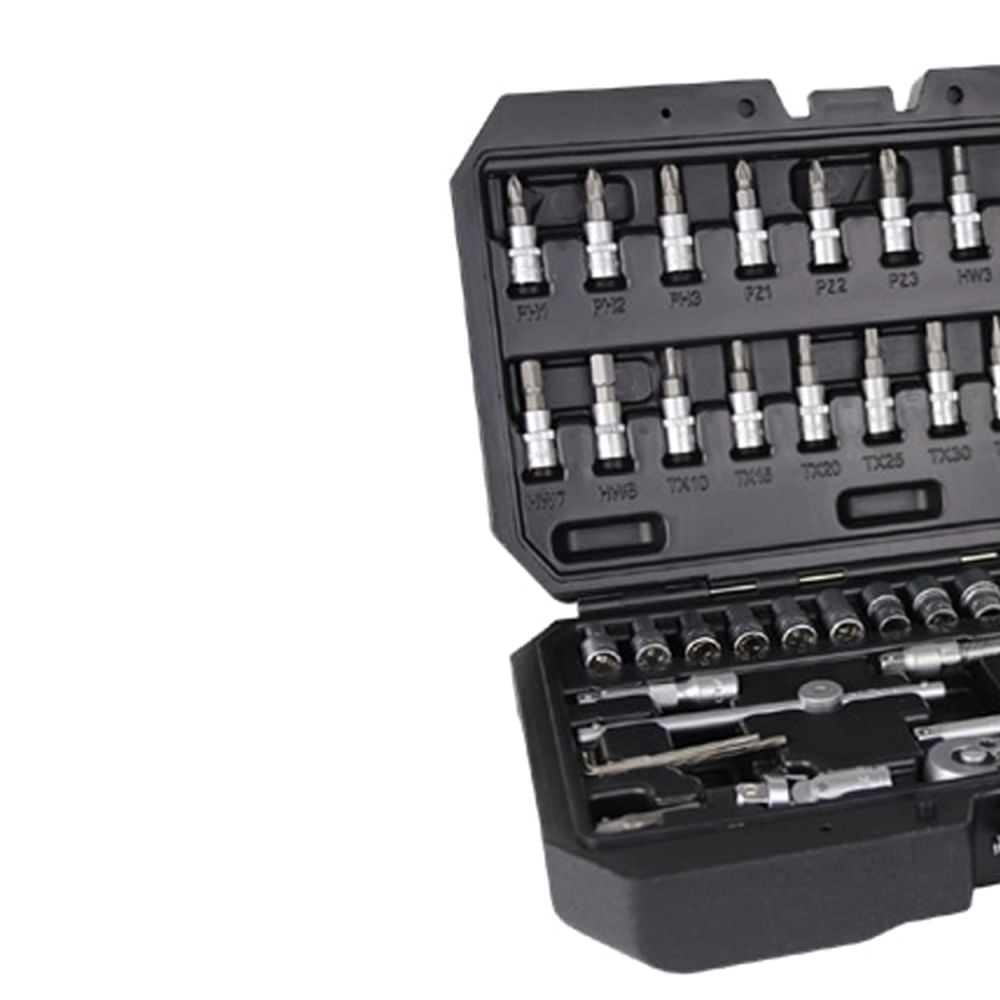 Jogo de Soquete 016 com 46peças 1/4"" Fend/Bits/Torx Flux