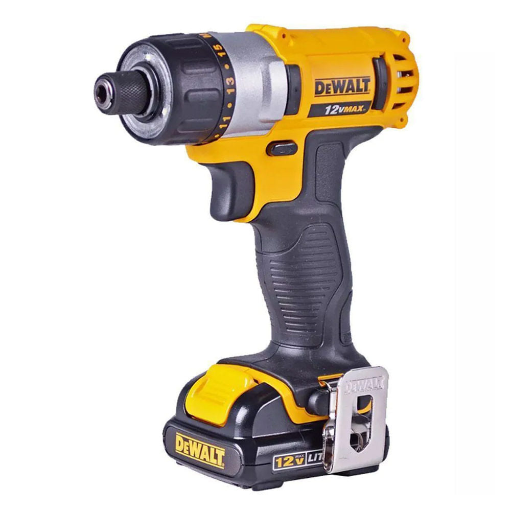 Parafusadeira Bateria 12V Carregador + Bolsa Dewalt