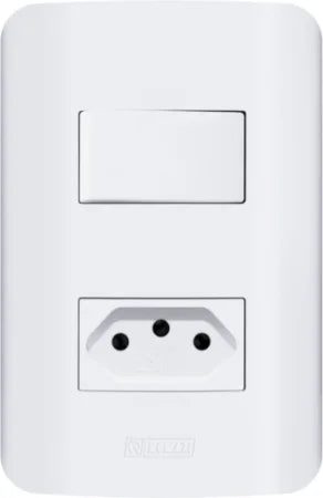 Interruptor 1SP+1Tom Canoa 10A ROMAZI