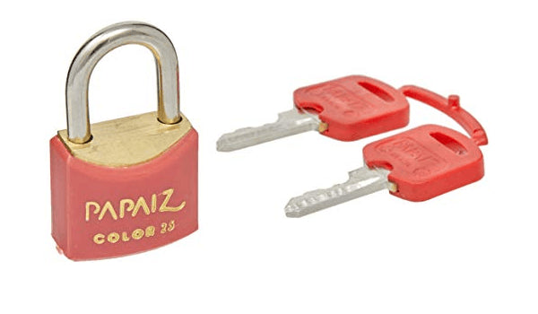 Cadeado 25mm Vermelho Papaiz