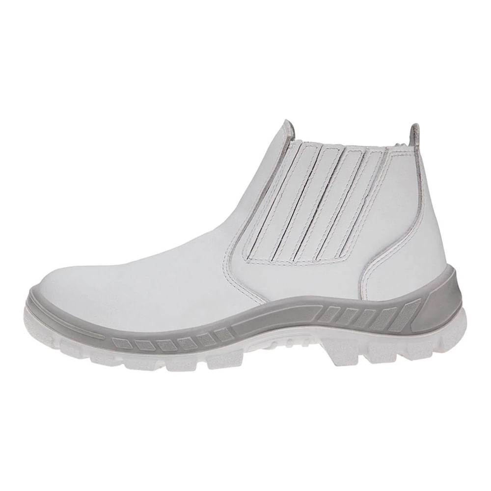 Bota Marluvas Microfibra Sem Cadarço N43 Branco CA31396