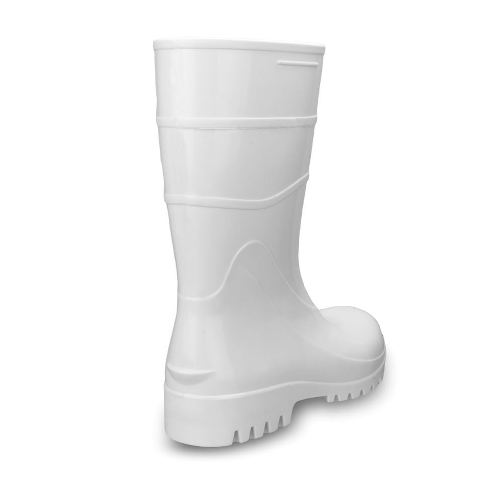 Bota Bracol de PVC 28cm Com Forro N37 Branco CA37456