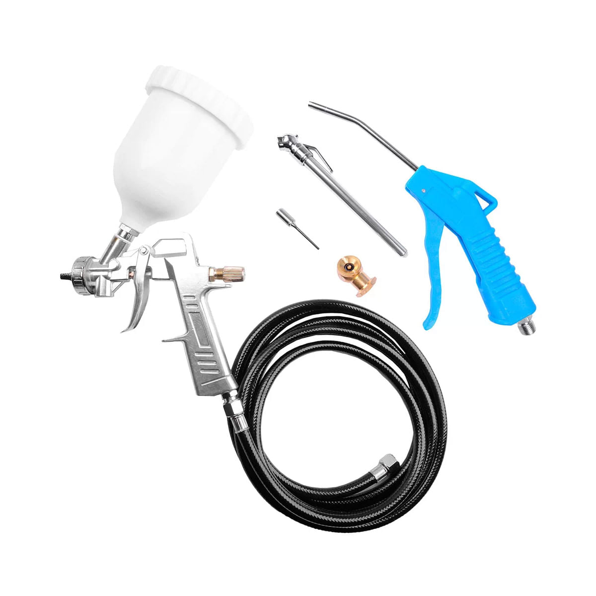 Kit Acessorios Compressor de Ar 06 pçs Por Gravid Caracol