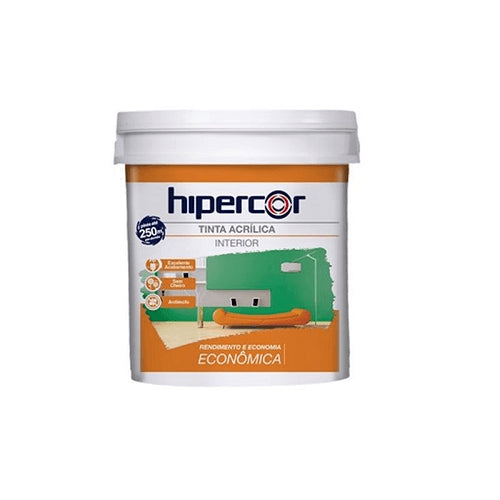 Tinta Latex Acrílica AC Econ Branco GELO 3,6L HIPERCOR
