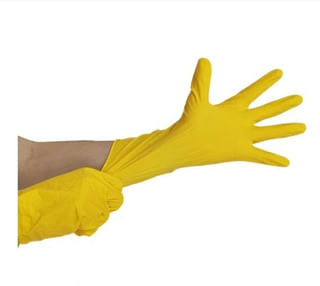 Luva Latex Amarela 10"" G Nove54