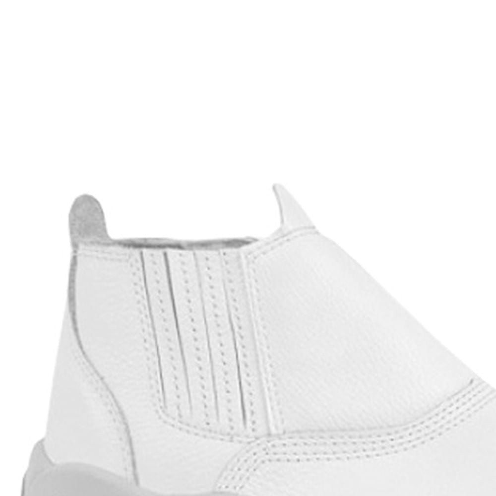 Bota de Microfibra Bico Aço com Elástico N40 Branco CA38530 Bracol