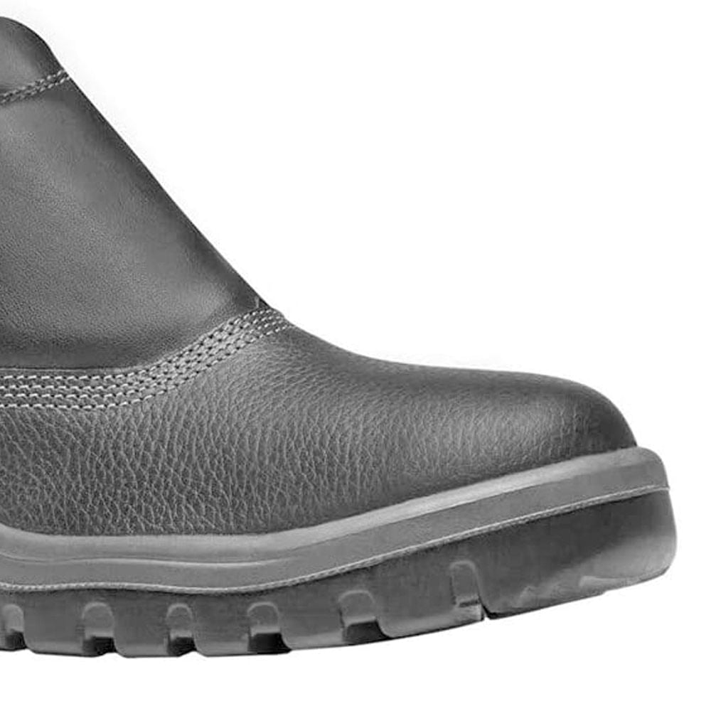 Bota Vaqueta Bico Plástico com Elástico N43 Preto CA31888 Bracol