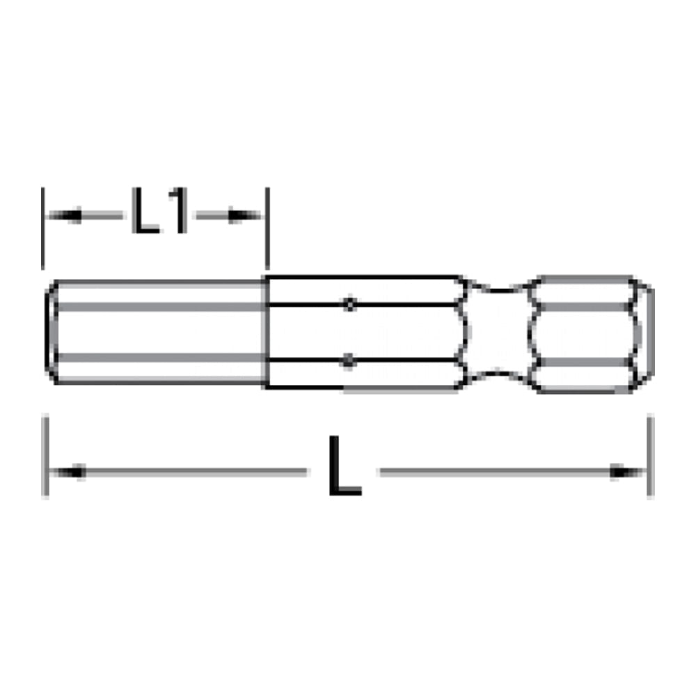 Bits 016 Allen 5mm 6845R50 GEDORE