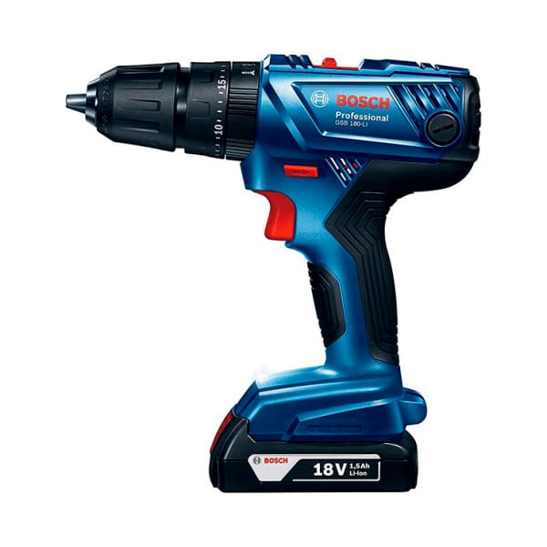 Parafusadeira/Furadeira Bosch GSB 180 LI 18V