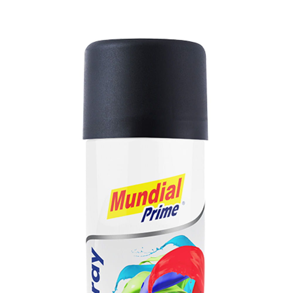 Tinta Spray 200ml Preto Fosco Ug Mund Prime