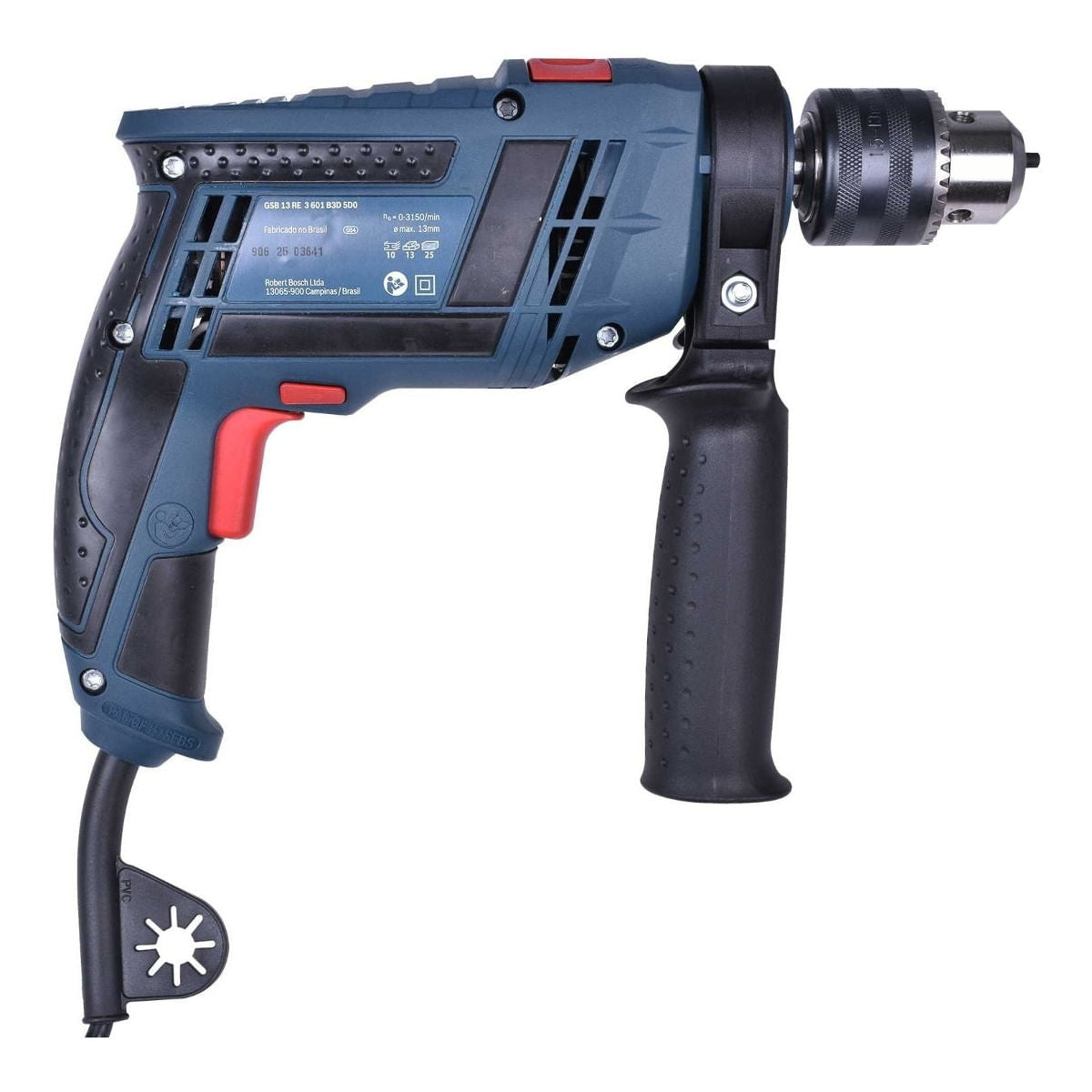 Furadeira Gsb 13 Re 13mm 650w Sem Maleta Bosch