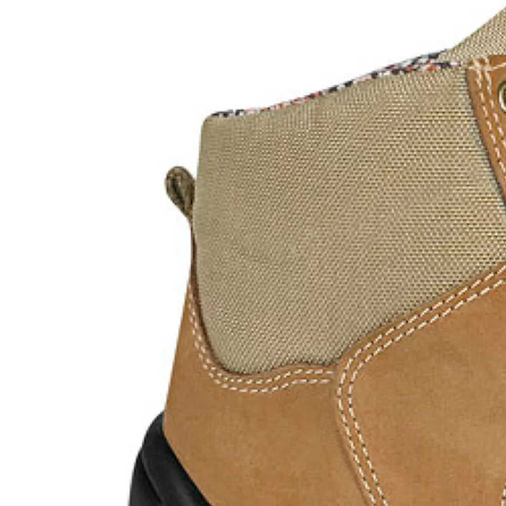 Bota de Camurça Bico Plástico N37 Mel CA40872 Bracol