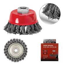Escova Aço Copo Trançado 03"x0,5mm 75mm Bosch