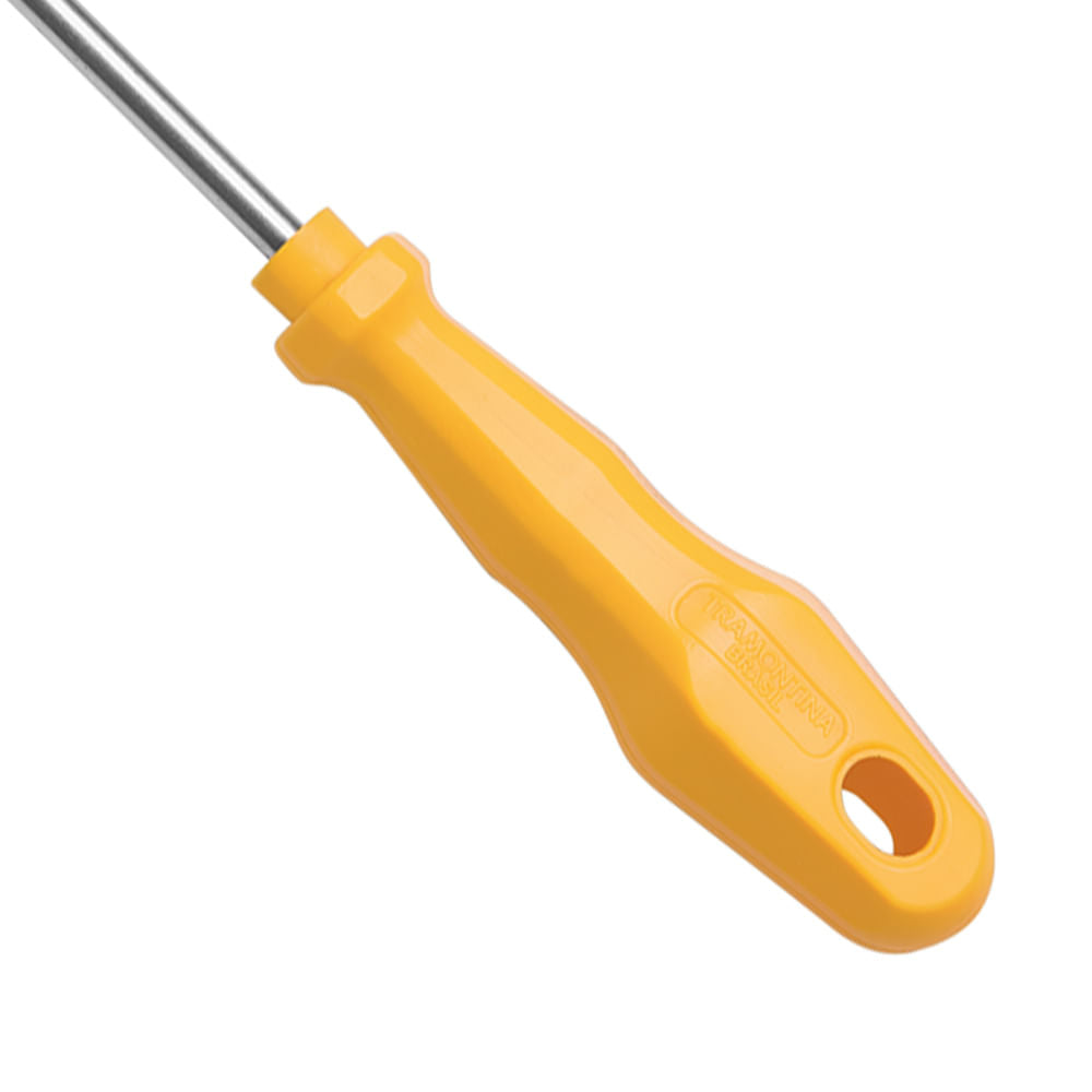 Chave de Fenda Tramontina Amarelo Com Ponta Chata 5/16x10"