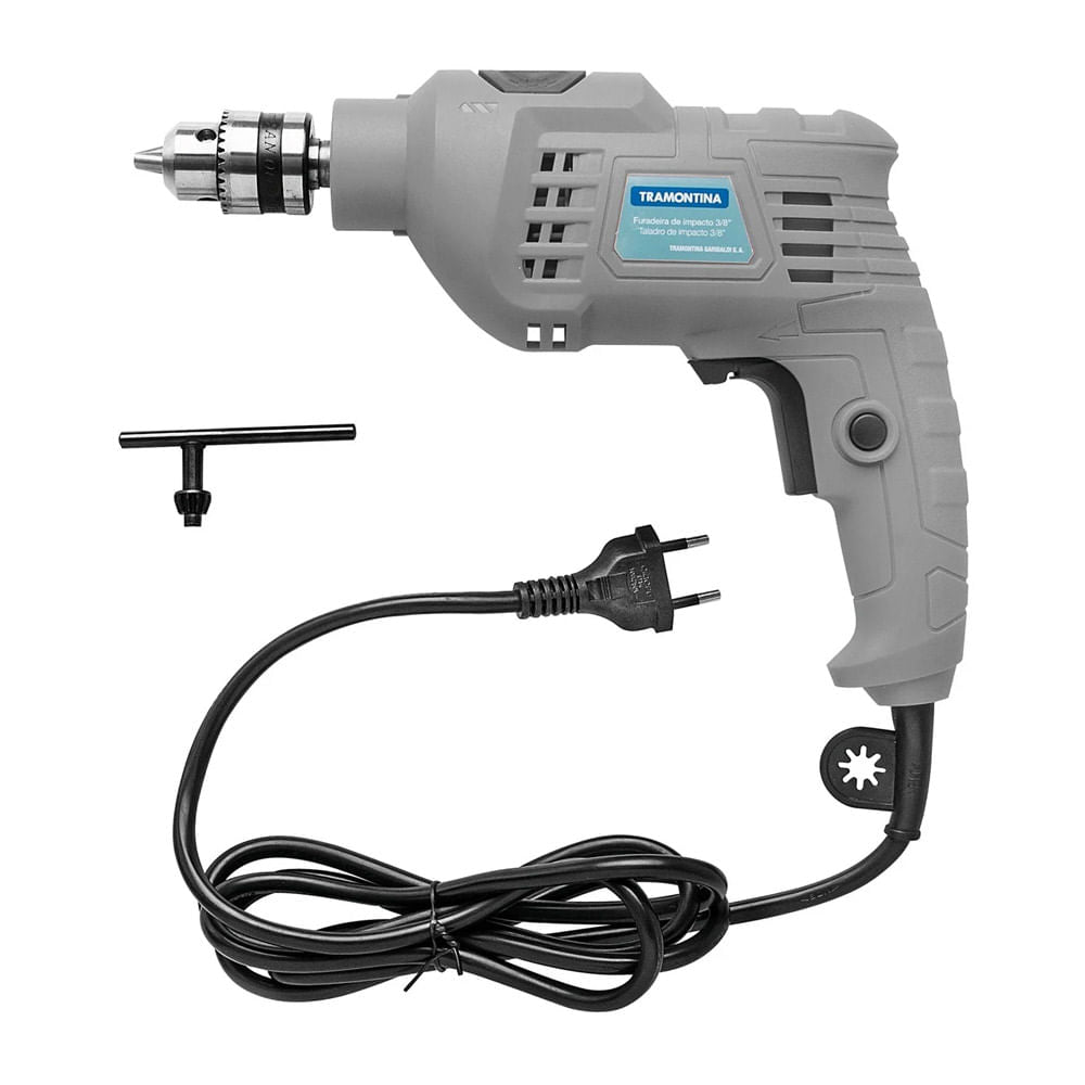Furadeira de Impacto 10mm 3/8"" 500W Tramontina