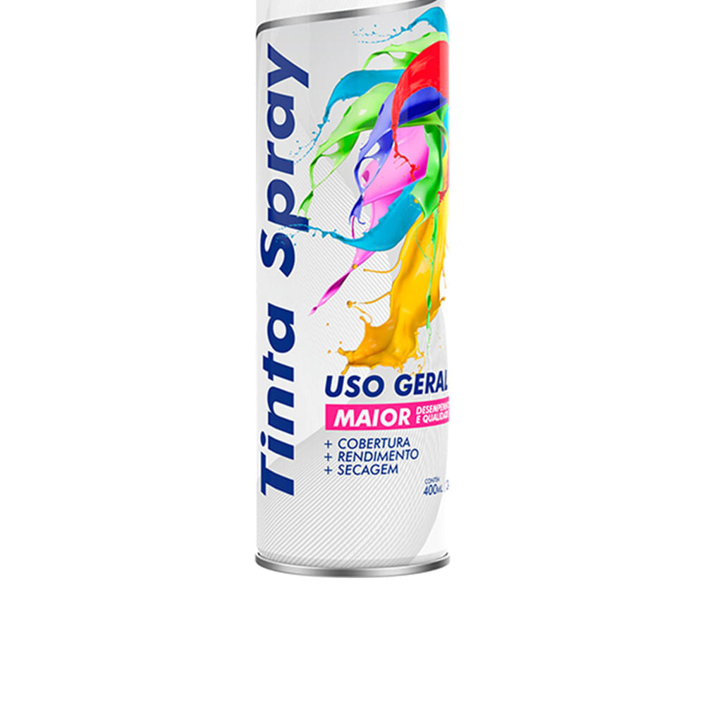 Tinta Spray Mundial Prime 400ml Amarelo Luminosa