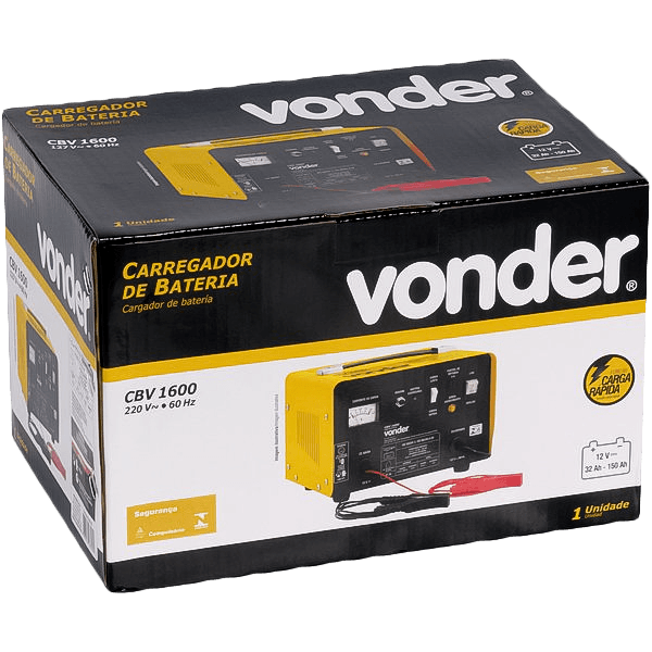 Carregador de Bateria Cbv 1600  Vonder