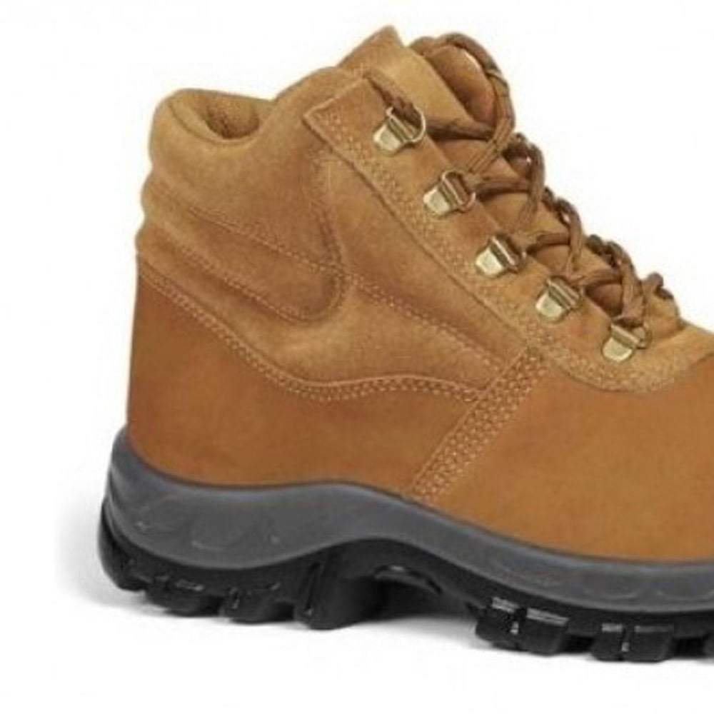 Bota Camurça Bico Plástico Cadarço Castor Nº 43 Bracol