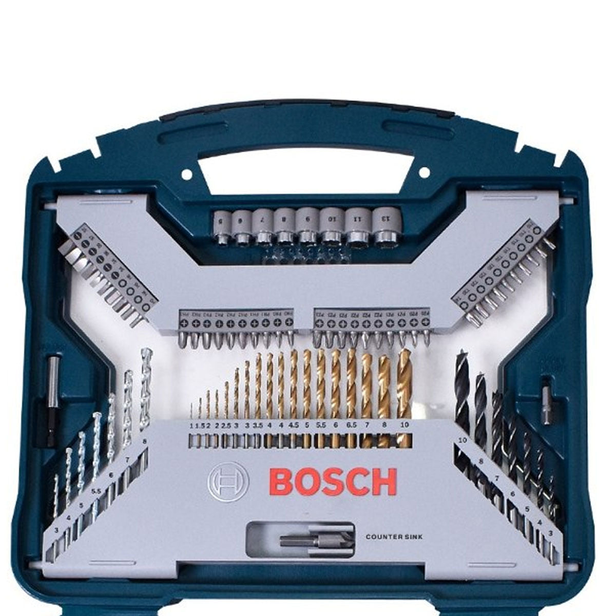 Kit Ferramentas X-Line Com 103 Pçs Titanio Bosch