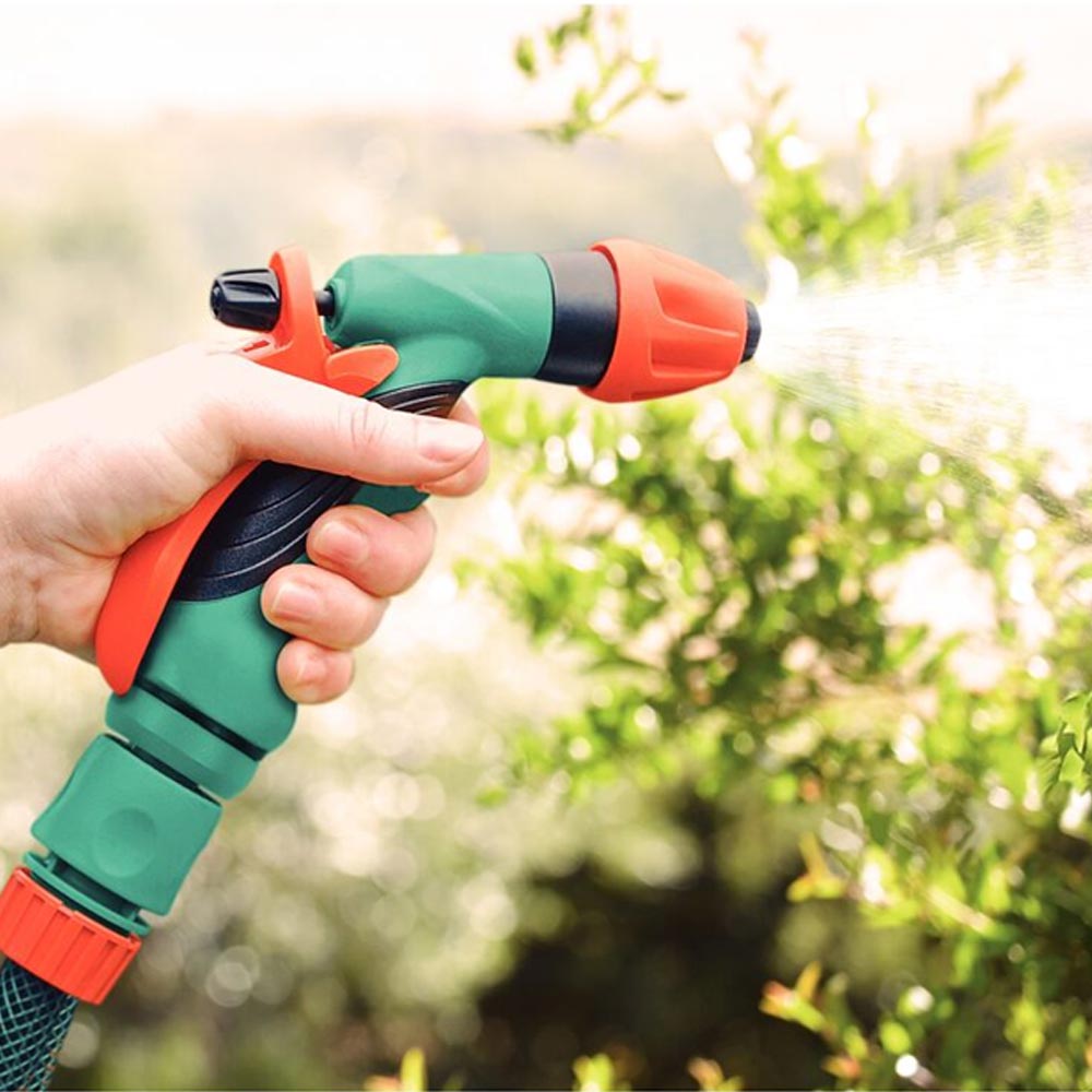 Conjunto para Irrigação com Engates Rápidos e Hidropistola 4 PeçasTramontina