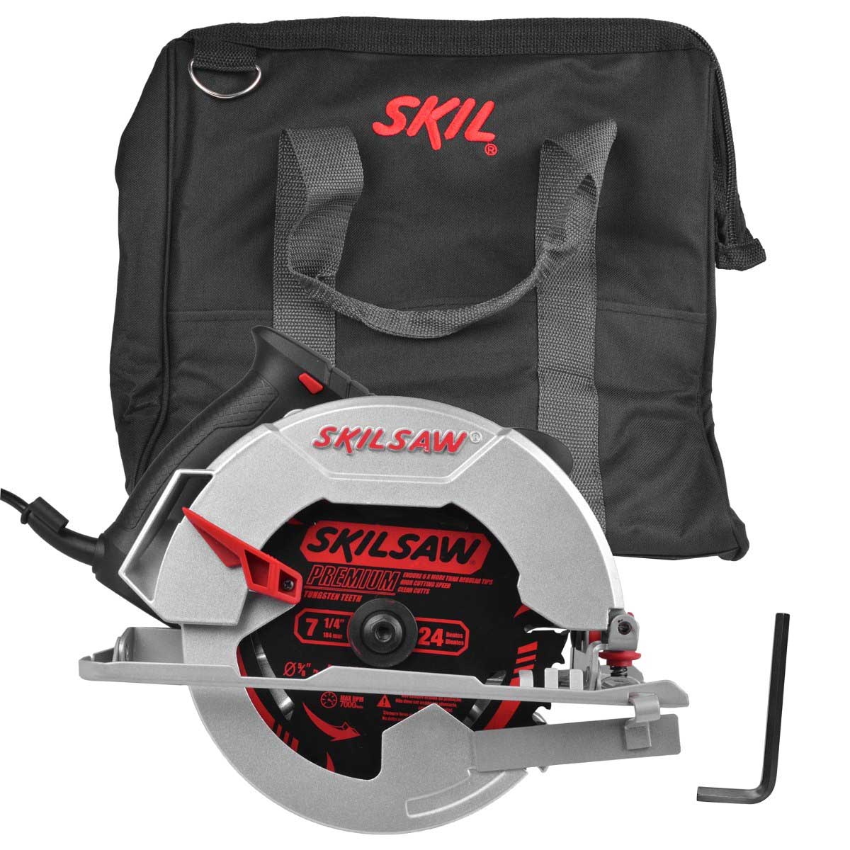 Serra Circular  7.1/4"" 1400w Com Bolsa de Nylon Skil