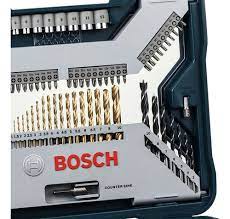 Jogo Broca Com 100 Peças X-Line Titanio Bosch
