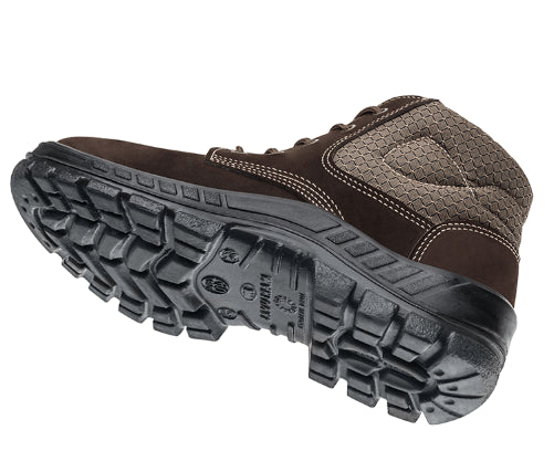 Bota Camurça Bico de Plástico Nobuk Cafe  N38 Ca13808 MARLUVAS