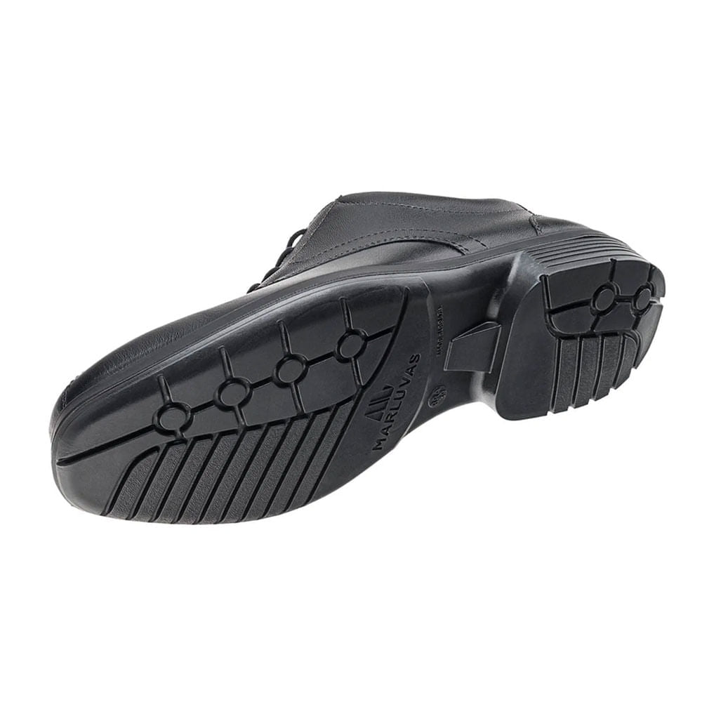 Sapato Social com Cadarço Preto N39 C.A.33698 MARLUVAS
