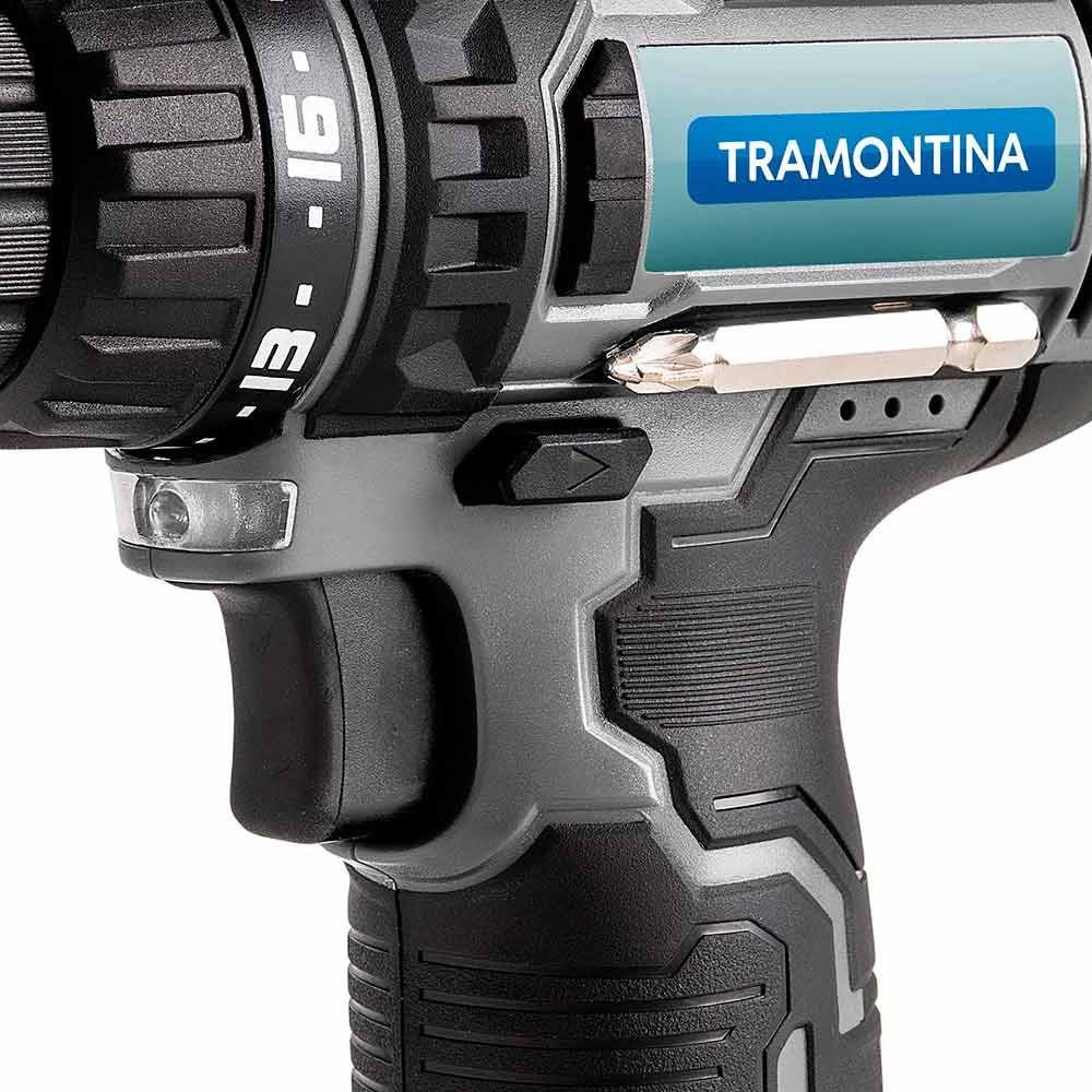 Parafusadeira Tramontina Bateria 10,8V 30 Peças