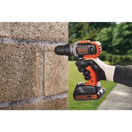 Parafusadeira /Furadeira Bateria 20,0V 3/8"" MAX-LI Black Decker