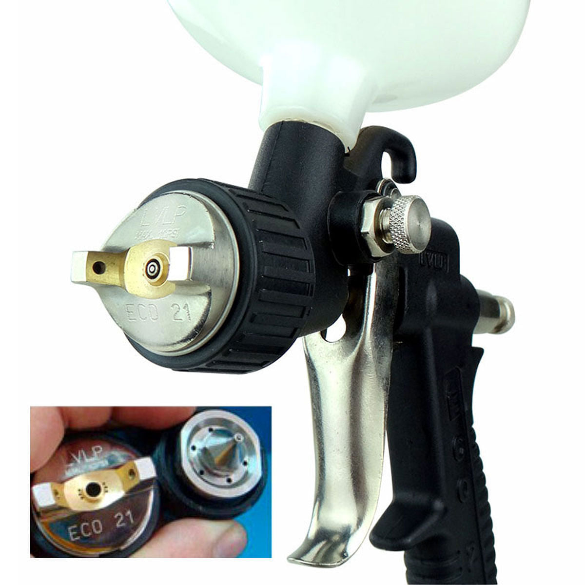 Pistola Pintura 1,3mm Eco-21 c/ can s/manom Arpex