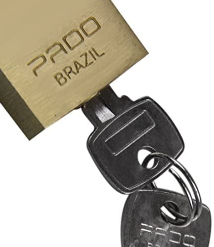 Cadeado De Latão 30mm 1.3/16" Polegadas Tradicional Pado