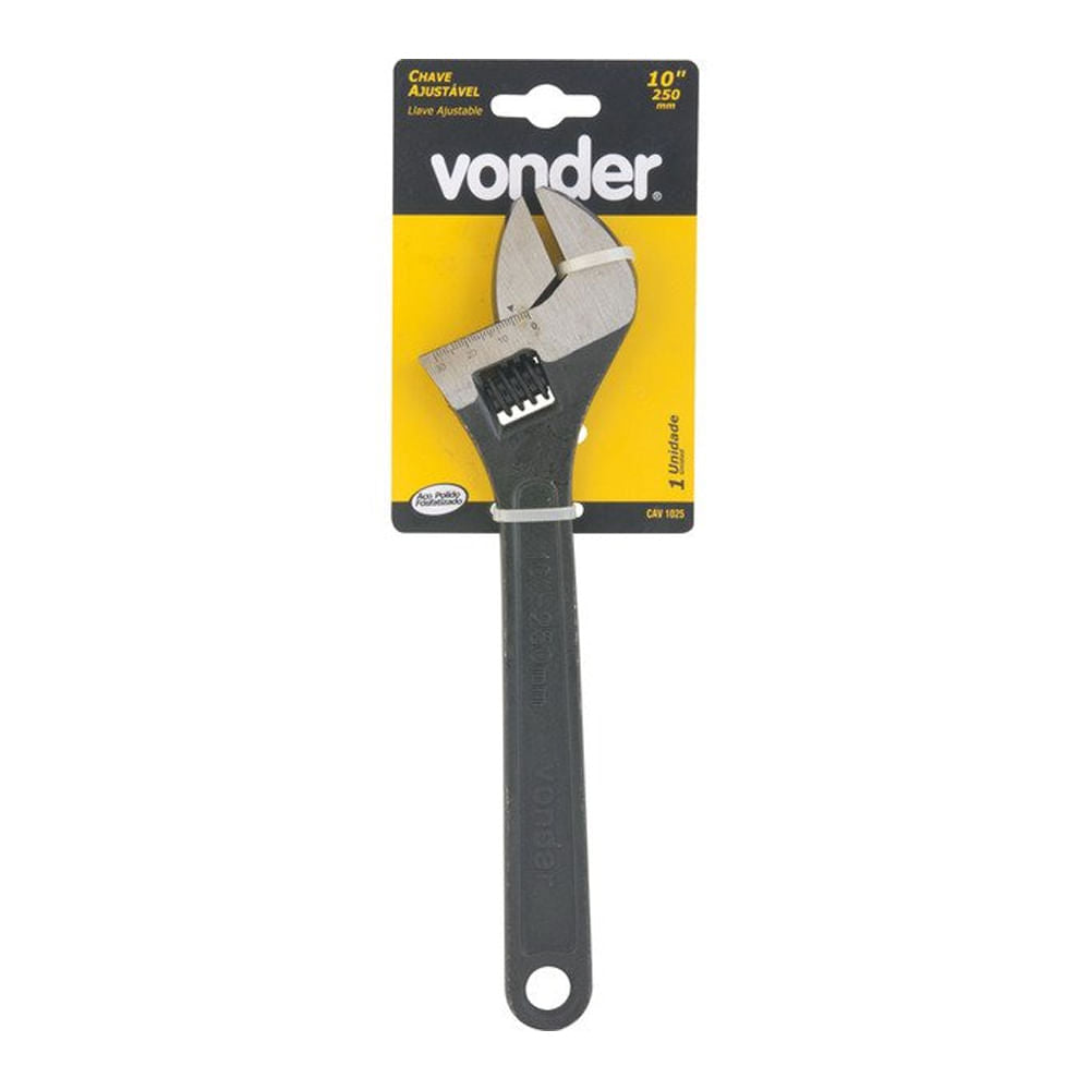 Chave Ajustavel 10'' 250mm Fosfatizada Vonder