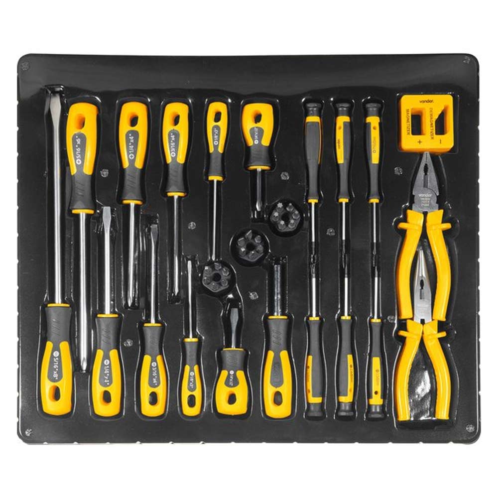 Kit de Ferramentas Vonder Manuais 38 Peças