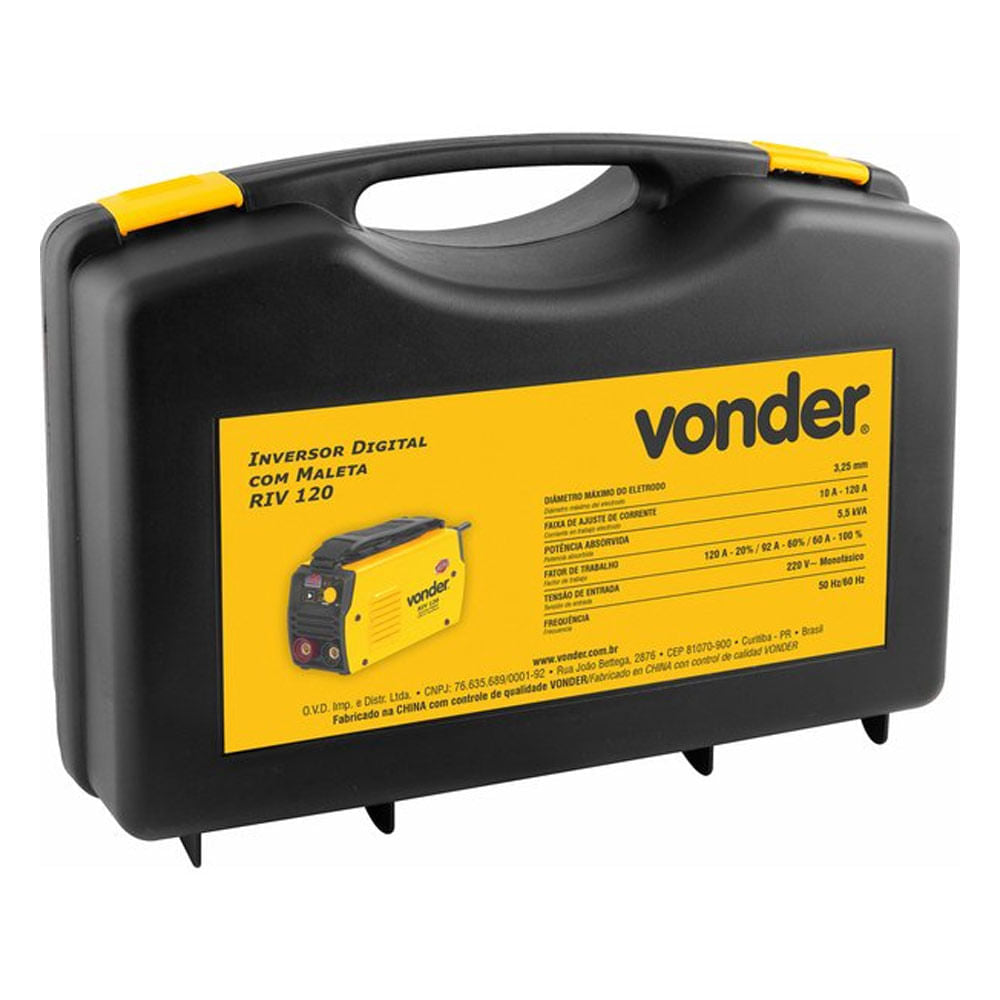 Inversor Digital com Maleta, 220 Volts RIV 120 Vonder