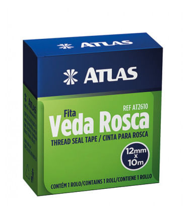 Fita Veda Rosca 12mmX10m Atlas