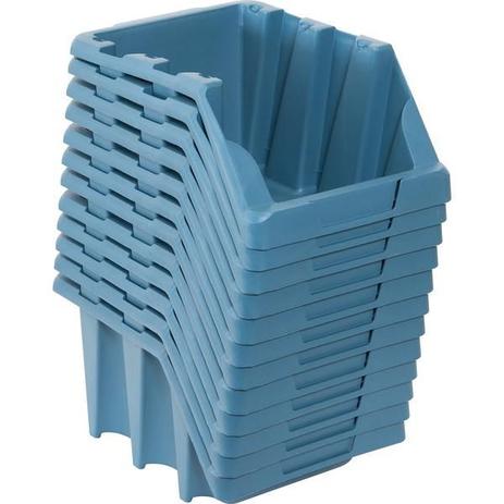 Gaveteiro Plástico Modelo Prático Nº 7 Azul Vonder