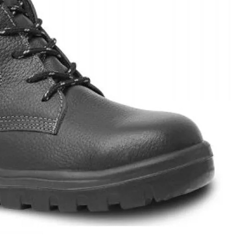 Bota Vaqueta Bico Plástico com Cadarço N37 Preto CA32624 Bracol