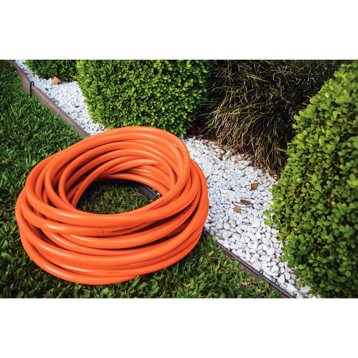 Mangueira Multi 1/2"" Laranja em PVC 3 Camadas 20 m Tramontina