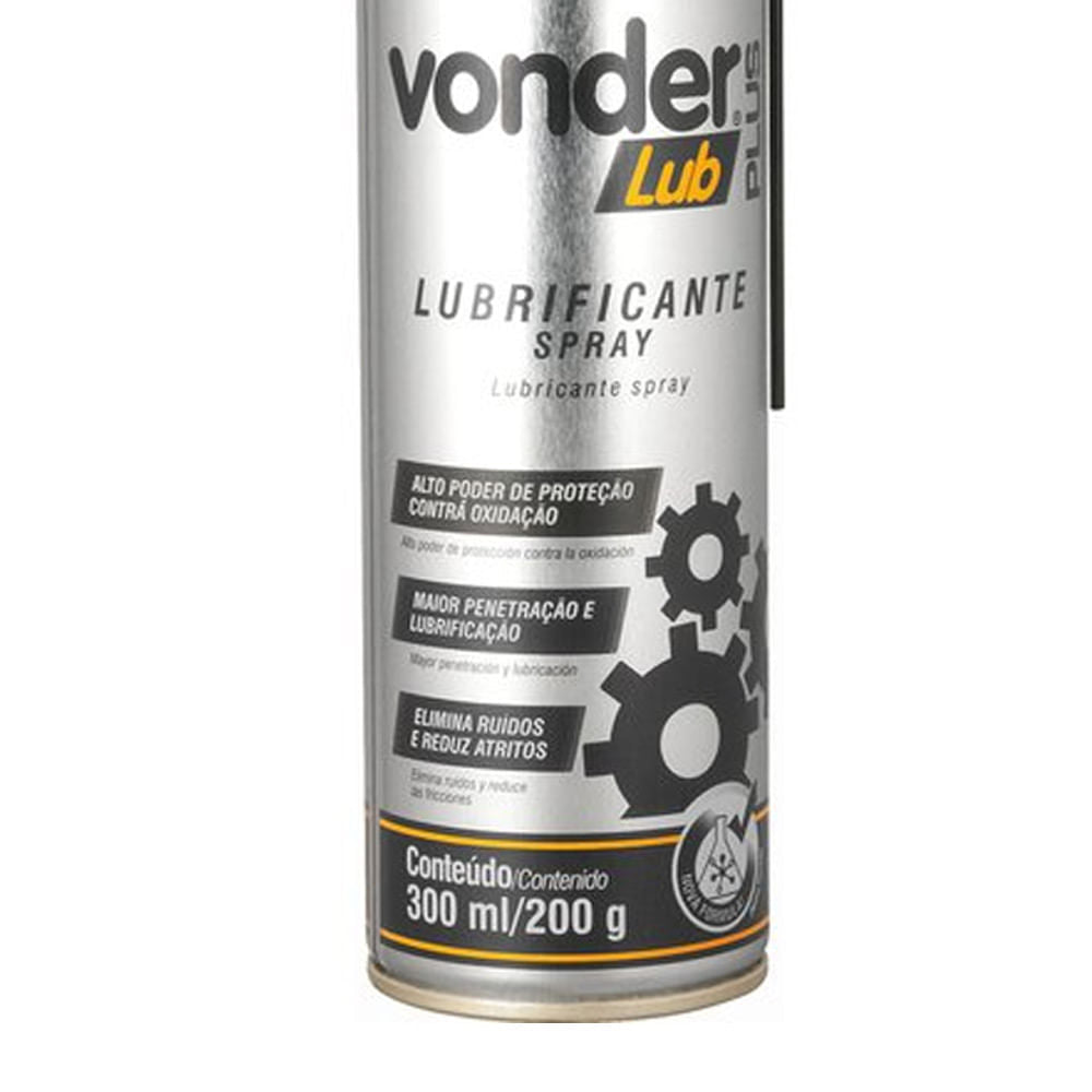 Lubrificante em Spray 300ml/200 g Vonder