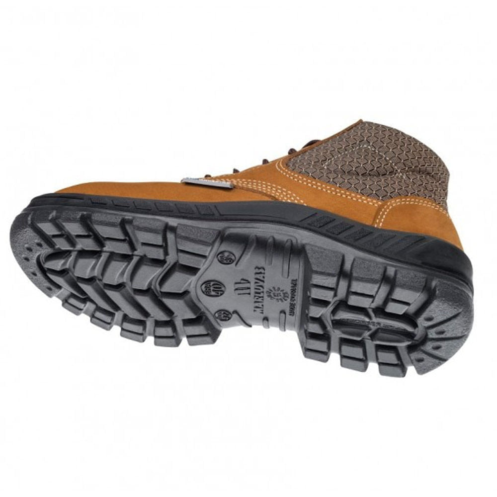 Bota Camurça Bico Plástico C/Cadarço Castor Ca13808 N°36 Marluvas