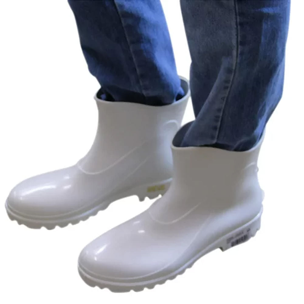 Bota de PVC 16cm sem Forro N41 Branco CA37456 Bracol