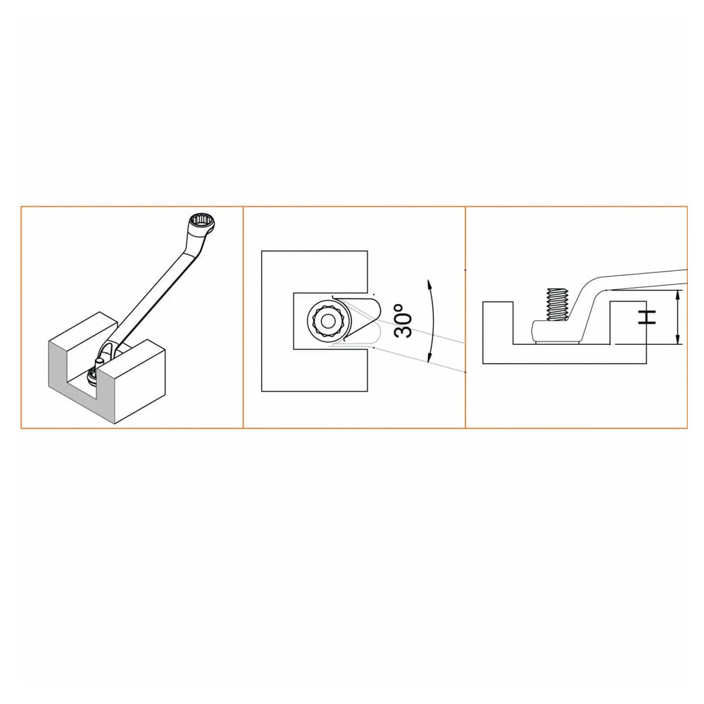 Chave Anel Estriado 16x17mm PRO Tramontina
