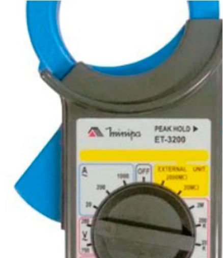 Alicate Amperimetro Digital Cat-Ii Minipa Et-3200