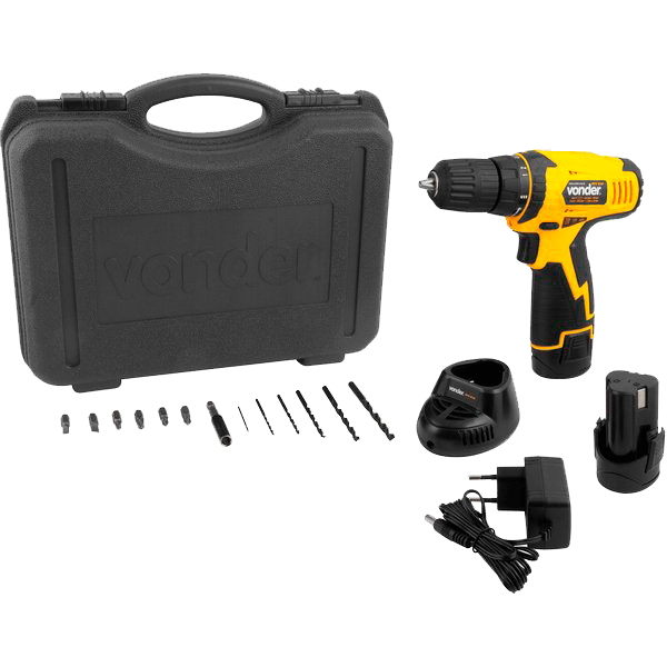 Parafusadeira/Furadeira Vonder PFV010 3/8" 10,8V Bivolt + Maleta